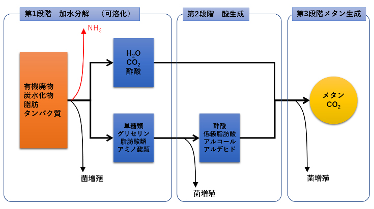 メタン発酵プロセス
